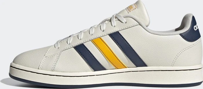 adidas Grand Court chalk white/crew navy/crew yellow