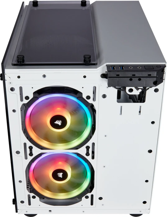 Corsair Crystal Series 280X RGB, weiß, Glasfenster