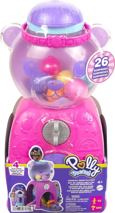 Mattel Polly Pocket - Bärchen Kaugummi-Automat Spielset