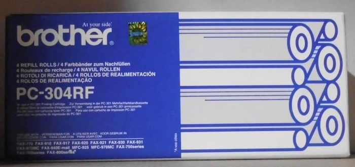Brother PC-304RF Thermotransferrolle, 4 Rollen