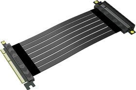 Akasa Riser Black X2 Mark IV Riser Card Cable, gerade, PCIe 4.0, 200mm