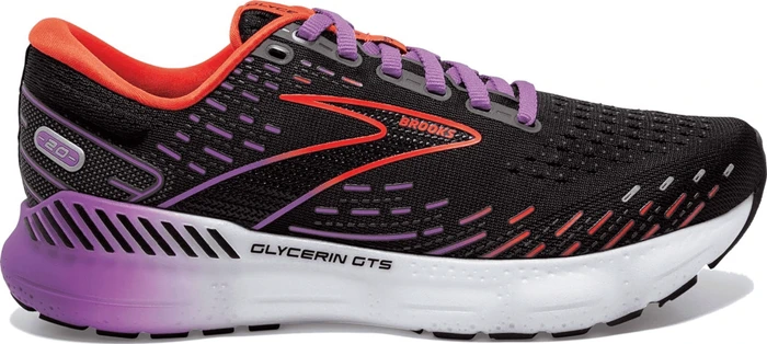 Brooks Glycerin GTS 20 black/bellflower/fiesta (Damen)