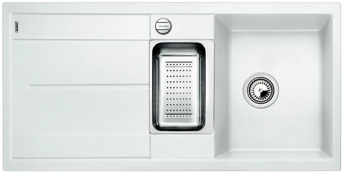 Blanco Metra 6 S-F Einbau Becken reversibel mit Ablauffernbedienung weiß
