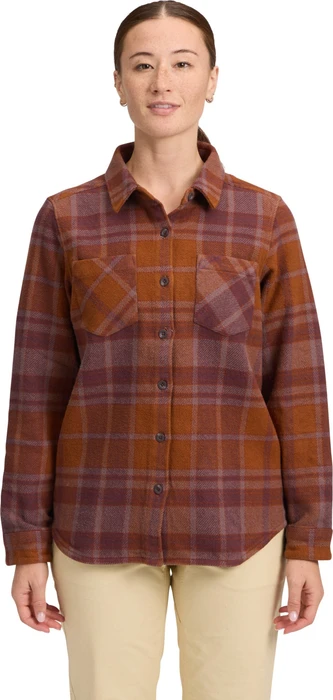 Black Diamond Project Heavy Flannel Hemd langarm clay/fig (Damen)