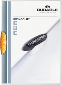 Durable Swingclip Klemmmappe, A4, orange/transparent