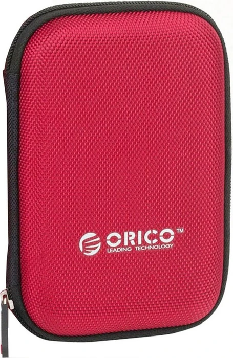 Orico 2.5" HDD Protection Bag, Tasche für externe Festplatte, 2.5", rot