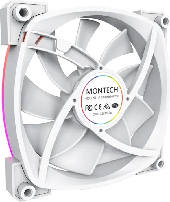 Montech AX140 PWM ARGB weiß, 140mm
