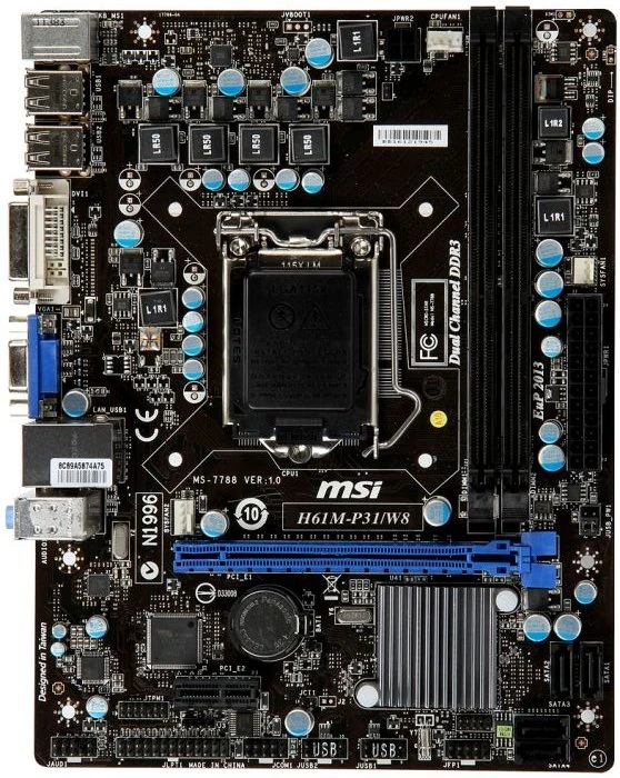 MSI H61M-P31/W8 (Intel 1155)