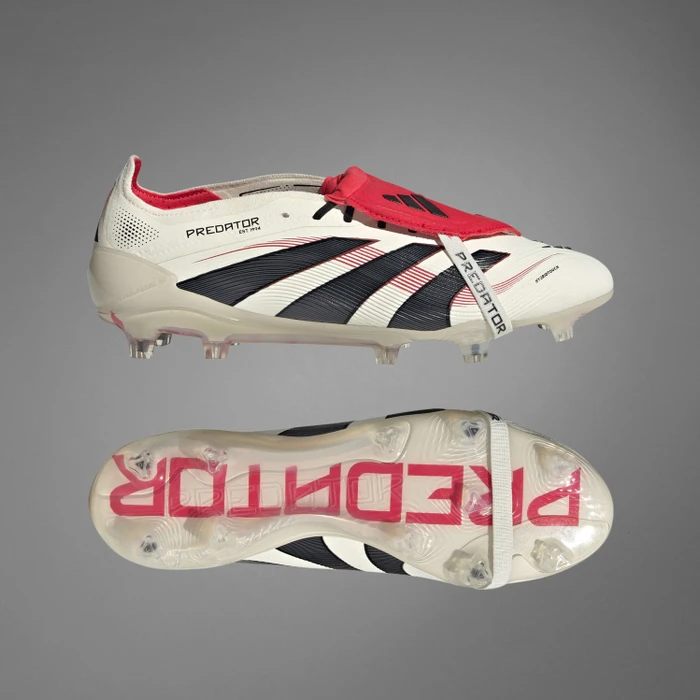 adidas Predator Elite Fold-Over Tongue FG off white/core black/pure ruby