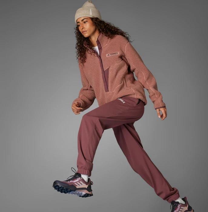 adidas Terrex Xploric High Pile Fleece Pullover warm clay (Damen)