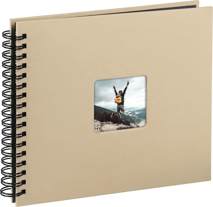 Hama Spiralalbum Fine Art 36x32/50 schwarze Seiten beige