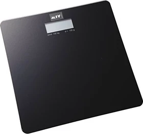 MSV France digitale Personenwaage schwarz