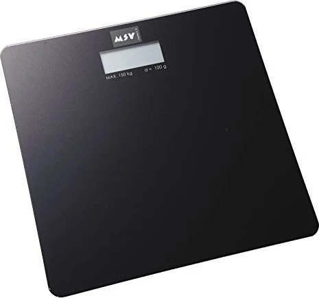 MSV France digitale Personenwaage schwarz