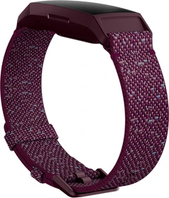 Fitbit Ersatzarmband Gewebe für Charge 4 und Charge 3 rosewood