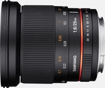 Samyang 20mm 1.8 ED AS UMC für Sony E