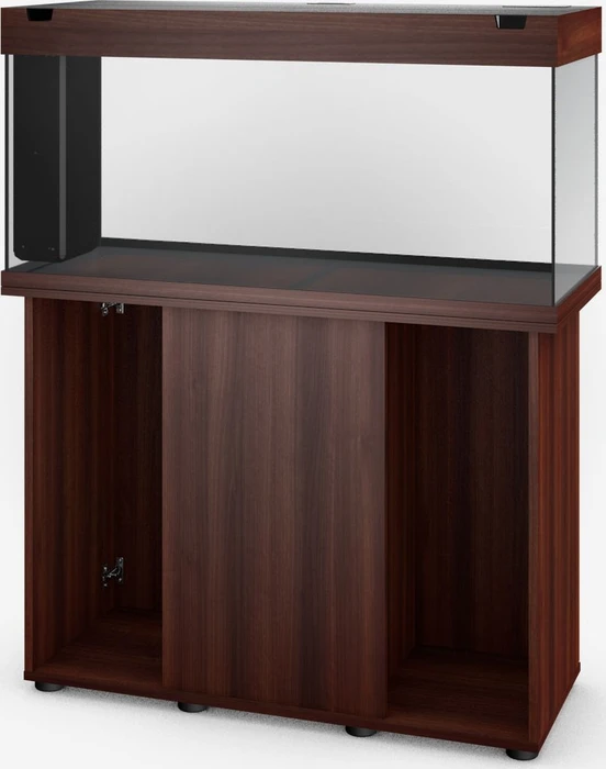 Juwel Rio 180 LED Aquarium-Set mit Unterschrank, dunkles Holz/dunkles Holz, 180l