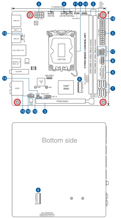 ASUS ROG Strix B660-I Gaming WIFI (Intel 1700)