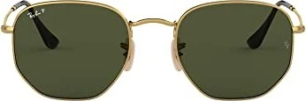 Ray-Ban RB3548N Hexagonal Flat Lenses 51mm gold/green classic