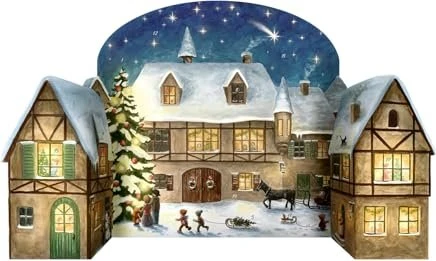 Korsch Verlag Weihnachtsabend im Dorf Adventskalender