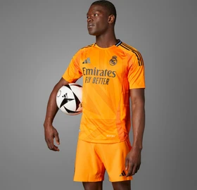 adidas Real Madrid Authentic 2024/2025 Auswärtstrikot crew orange (Herren)