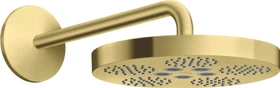 Hansgrohe Axor One Kopfbrause 280 1jet mit Brausearm brushed brass