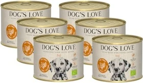 PetCo Dog's Love Bio Pute mit Amaranth, Kürbis und Petersilie, 1.20kg (6x 200g)