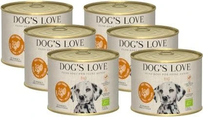 PetCo Dog's Love Bio Pute mit Amaranth, Kürbis und Petersilie, 1.20kg (6x 200g)