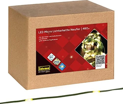 Idena LED Lichterkette warmweiß