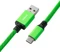 CableMod Pro Coiled Keyboard Cable USB Micro-B auf USB-A, Tastaturkabel (Spiral-Textilkabel), 1.5m, Viper Green Vorschaubild