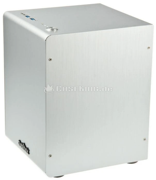 Cubitek Mini Center silber, Mini-ITX
