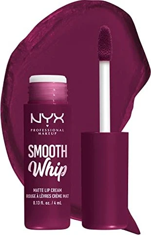 NYX Smooth Whip Matte Lip Cream Lippenstift 11 Berry Bed Sheets, 4ml