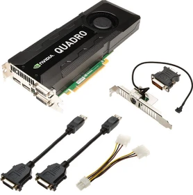 PNY Quadro K5000, 4GB GDDR5, 2x DVI, 2x DP