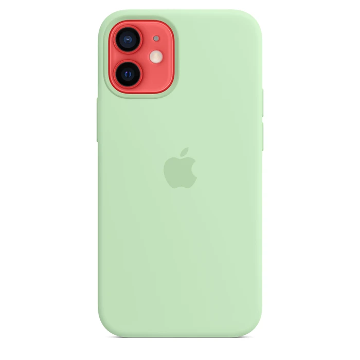 Apple Silikon Case mit MagSafe für iPhone 12 Mini Pistazie