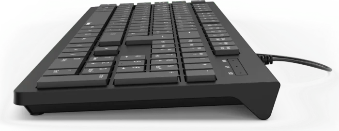 Hama KC-200 Basic Tastatur, schwarz, USB, DE