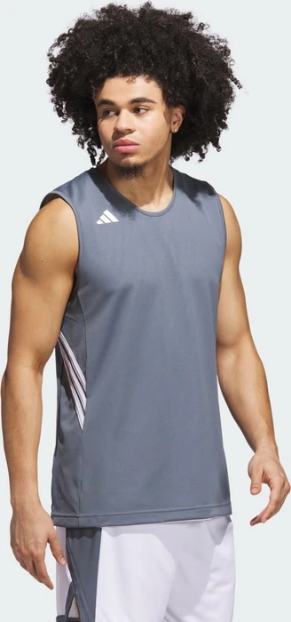 adidas 3G Speed Reversible Basketball Trikot ärmellos team onix/white (Herren)