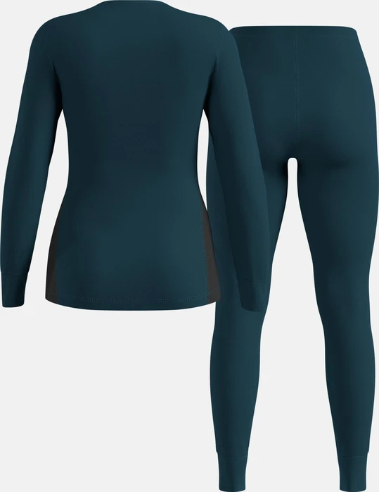 Odlo Active Warm Eco Set reflecting pond/black (Damen)