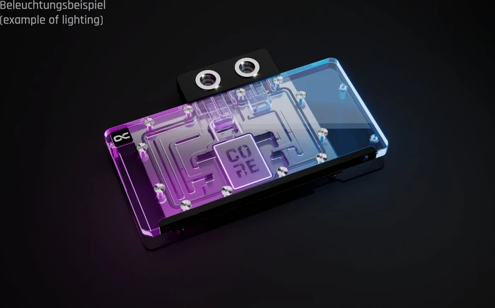 Alphacool Core RX 9070 XT Steel Legend mit Backplate