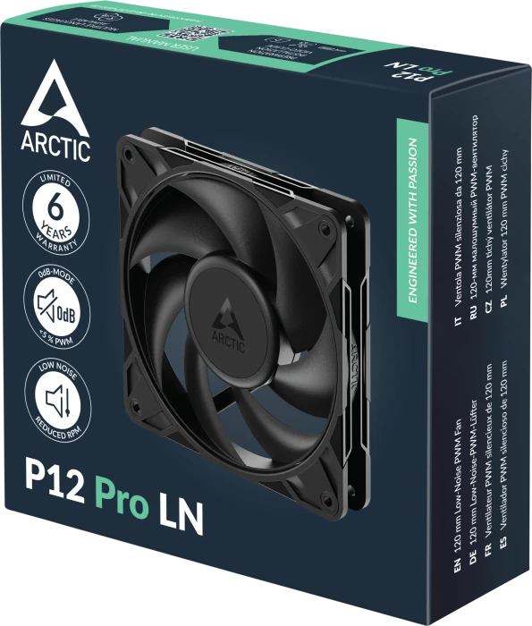 ARCTIC P12 Pro LN, schwarz, 120mm