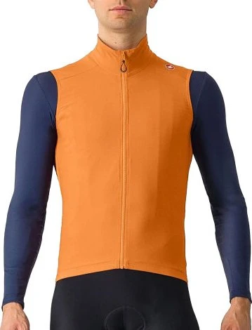 Castelli Espresso Fahrradweste vivid orange/dark grey (Herren)