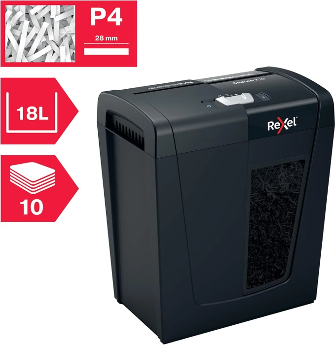 Rexel Secure X10, 4x40mm