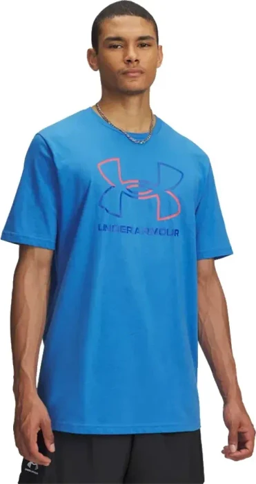 Under Armour Foundation Funktionsshirt kurzarm blue atlantis/racer red/royal (Herren)