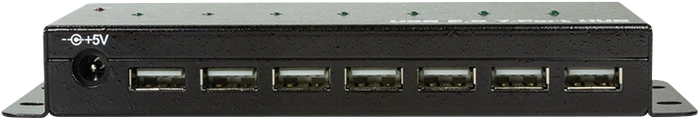 LogiLink Industrial Wallmount USB-Hub, 7x USB-A 2.0, USB-B 2.0 [Buchse]
