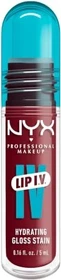 NYX Lip I.V. Hydrating Gloss Stain blush rush, 5ml