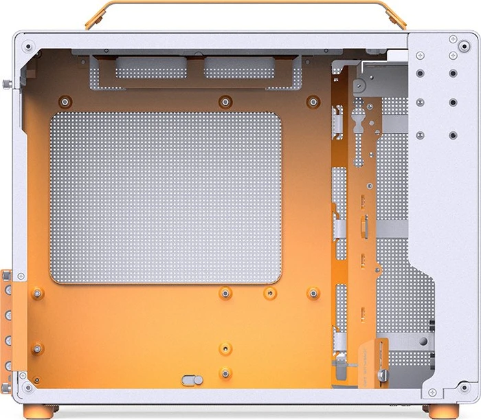 Jonsbo Z20 Orange White, weiß/orange, Glasfenster