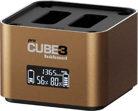 Hähnel ProCube 3 Doppelladegerät für Olympus