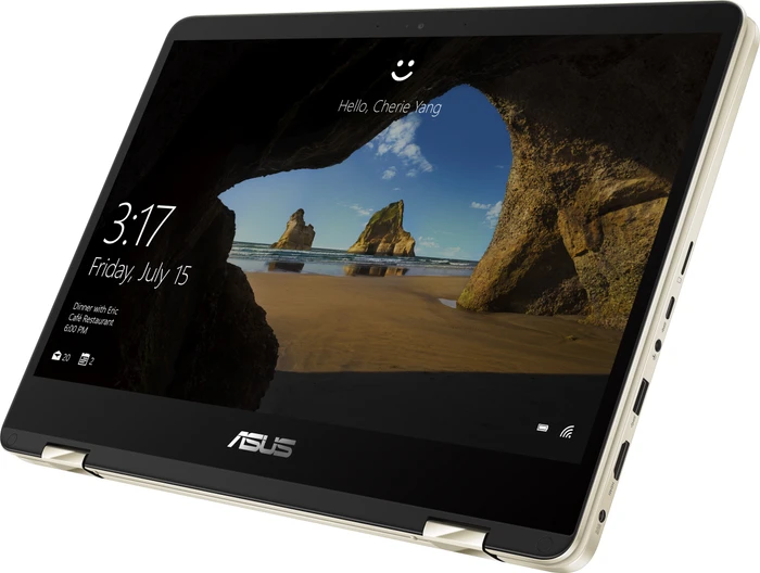 ASUS ZenBook Flip 14 UX461UA, Icicle Gold, Core i5-8250U, 8GB RAM, 512GB SSD, DE