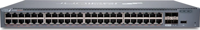Juniper EX4000 Rackmount Gigabit Managed Switch, 48x RJ-45, 4x SFP+, 960W PoE++, Front to Back Airflow