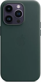 Apple Leder Case mit MagSafe für iPhone 14 Pro waldgrün