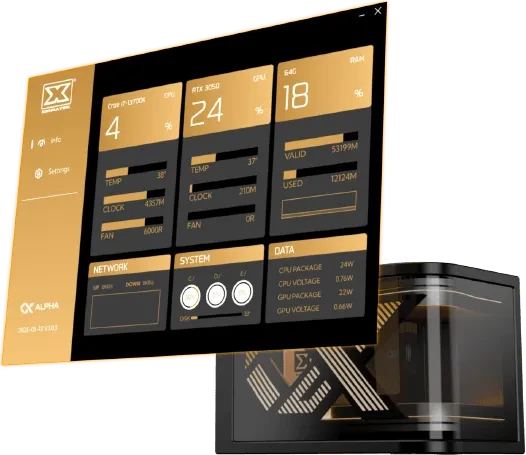 Xigmatek Connect Ultra 360, schwarz