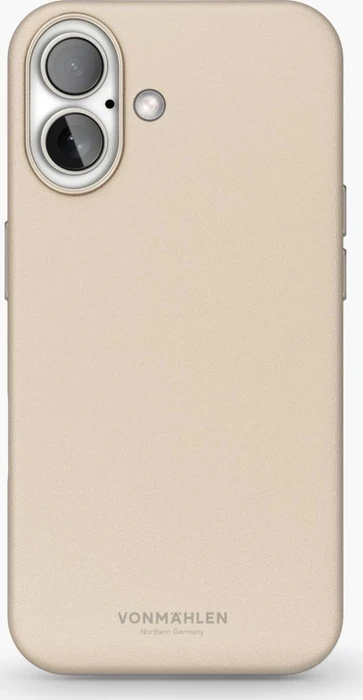 Vonmählen Like Leather Case für Apple iPhone 16 Cream